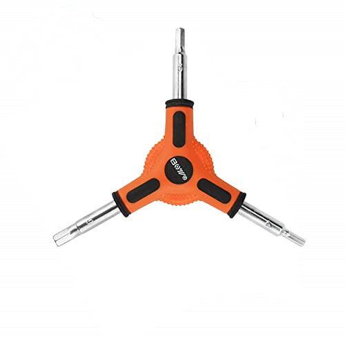 Siganorpy Y Shape Bike Hex Wrench Bicycle Cycling Torque Spanner Internal Hex Key Combination Repair Tools 3 Way Allen Wrench 4mm 5mm 6mm