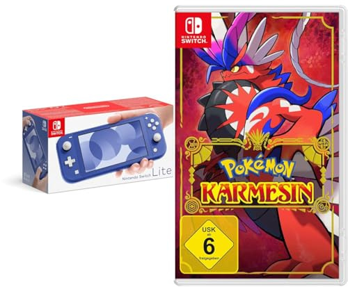 Nintendo Switch Lite Blau + Pokémon Karmesin Switch