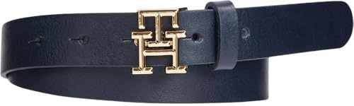 Tommy Hilfiger Damen Gürtel TH Logo 2.5 Ledergürtel
