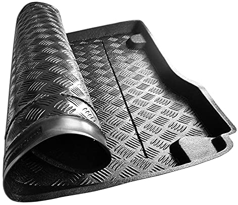 REZAW - PLAST Schutzmatte Kofferraummatte passt für SEAT Alhambra II 2010-2020 Kompletter Schutz für Ihr Auto bei Allen Wetterbedingungen mit perfekt passenden kofferraummatten