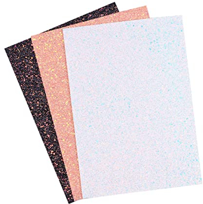 STOBOK 3St Kekstüten zum Verpacken Glitzerstoff Weihnachtsdekorationsbaum Weihnachtsbaum und Stoffe künstliche Blumen Schere blinken Geschenk glänzender Stoff Glitzer-PU-Leder Blitz Tuch