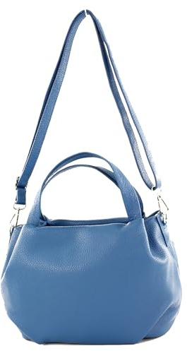 modamoda de T218 Damen Leder Henkeltasche Tragetasche Schultertasche handmade in Italy