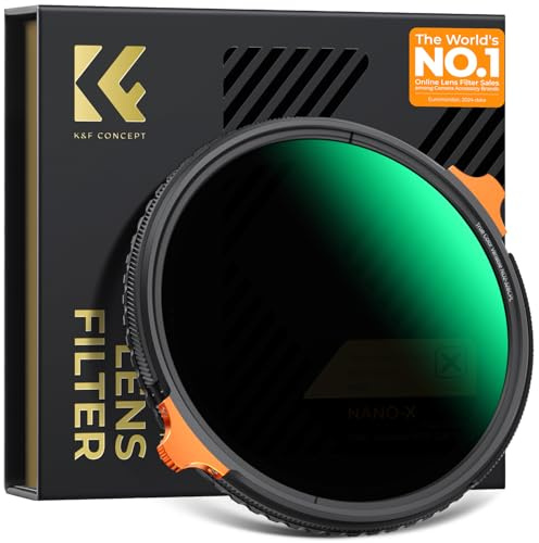 K&F CONCEPT 49mm True Color Variabler ND2-32&Polfilter(CPL) 2-IN-1 Filter