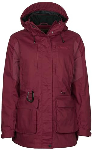 Pinewood Damen Hundesport Trainer Jacke - Outdoor Jacken für Damen - funktionell ausgestattete Jacke mit vielen Taschen und Platz für Hundetraining Zubehör - winddicht und wasserabweisend