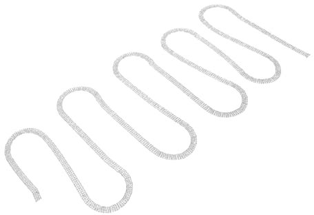 Hohopeti Strasskette Glitzer-applikationskette Für Diy-kleidungsdekorationen Zum Nähen Kleidung Taschen Und Mehr