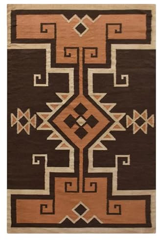 CASAVANI Kelim Teppich, 20,3 x 28,9 cm, handgefertigt, Wohnzimmermatte, handgewebte Matte, grüne Wolle, Jute-Teppich, Teppiche für Schlafzimmer, umweltfreundlich, Flachgewebe, Jute-Teppich für den