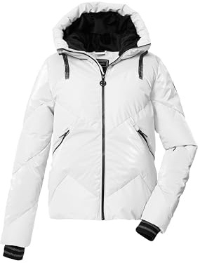 Killtec Damen Ksw 113 Wmn Ski Qltd Jckt Steppjacke/Skijacke/Funktionsjacke in Daunenoptik mit Kapuze und abzippbarem Schneefang