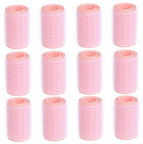 VALICLUD 12pezzi Bigodini Arricciacapelli Autobloccanti per Styling Capelli Leggeri e Portatili Realizzati in Materiale di Resistente e Pratico per Uso Prolungato