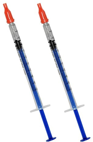 KOAHDE Lektrisch Silberleitlack,Silberpasten Klebestift Silber,0.2ML*2,Elektrische Leitung Silber Lackstift Hohe Konzentration Schnelltrocknen,Leitung Reparatur
