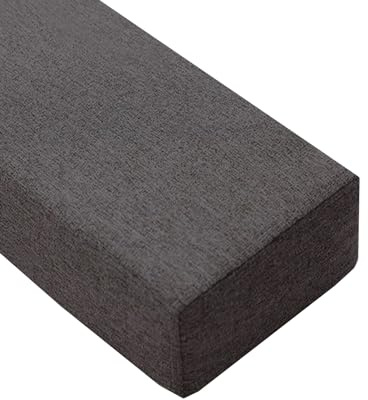 Cuscino imbottito rimovibile per letto, traspirante, lavabile, durevole, per letto, ponte, comodo cuscino a tinta unita per soluzioni di comfort e risparmio di spazio