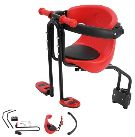 ROGONPDK 50kg Fahrrad Sicherheits Kindersitz Halterung, Fahrrad Sitz & Fußstütze, Mountainbike-Kindersitz, Fahrradsitz Kindersicherheits, Fußstützenhalterungen, für Mountainbikes