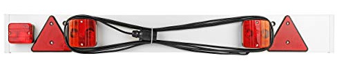 LAS 10150 Lichtleiste Anhänger, Ersatzleiste, 7-Poliger Stecker, 122 cm, weiß