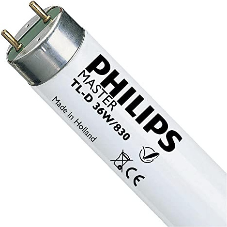Philips - Lámpara fluorescente master tld super 80 36w/830 slv/25