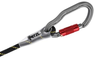 Petzl M40 A RLA Vertigo Karabiner für Progression Lanyard, Ovalöse