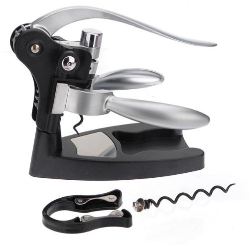 Gearmax® Cofanetto del sommelier: Bar Craft Connoisseur Set cavatappi a leva per amanti del vino e sommelier
