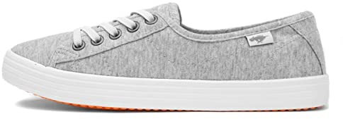 Rocket Dog Womens/Ladies Chow Chow Summer Jersey Plimsolls (8 UK) (Light Grey)