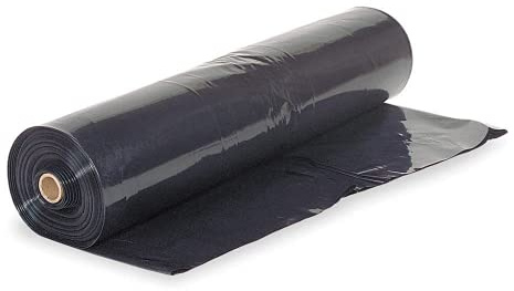Farm Plastic Supply - Black Plastic Sheeting - 6 mil - (20' x 100') - Black Plastic Tarp, Polyethylene Vapor Barrier Plastic Sheeting, Black Painters Tarp, Roll of Heavy Duty Plastic