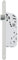 Vachette D12R-A40/B/SC - Cerradura para puerta sin llave de 40 mm de eje, 135 mm, D12, reversible, sin desmontar, para puerta de cocina, salón, color blanco, con gatillo, cocina, séjour