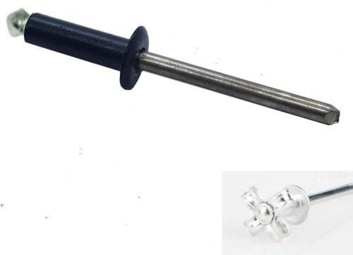 Rivets aveugles éclatés 3,2x0,8 mm RAL 7016 gris anthracite par 100