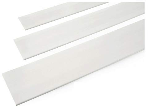 236.22inch 6M Flat BAR Trim Door Window Architrave White PVC Cover Strip TMW Profiles (30mm)