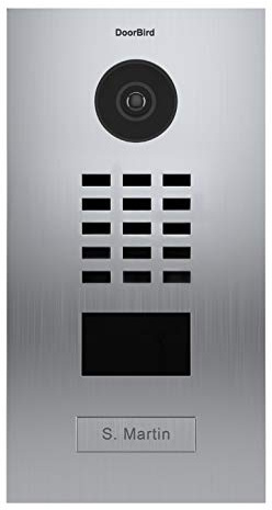 DoorBird D2101V-V2-SA Video-Türsprechanlage, Edelstahl