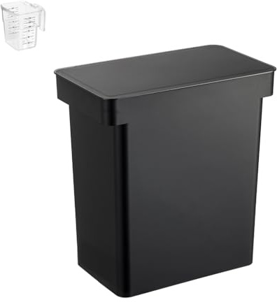 YAMAZAKI Tower Luftdichter Futterbehälter (bis 25 L), schwarz