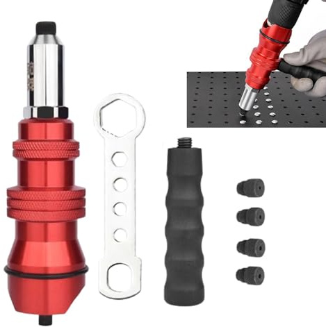 Sillas Adaptador de remache para taladro,herramienta de remache para taladro - Herramienta de remache para taladro eléctrico, tuerca de inserción de remache | Adaptador de taladro de electricista