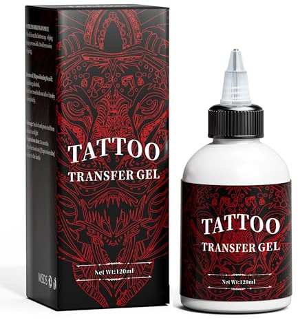Phomemo Tattoo Transfer Gel Creme für Tattoo Transferpapier, Haut, Stencil Gel für Tattoo Transferfür Tattoo Künstler und Tattoo Anfänger, 4 Unzen, Tattoo Zubehör, Tattoo Stencil Drucker