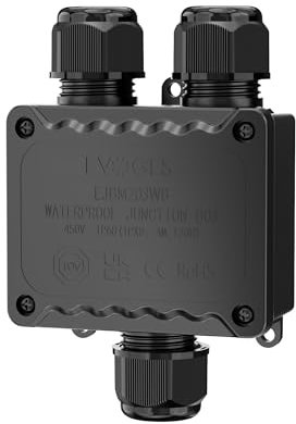 EVOGES IP68 Waterproof 3 Way Junction Box