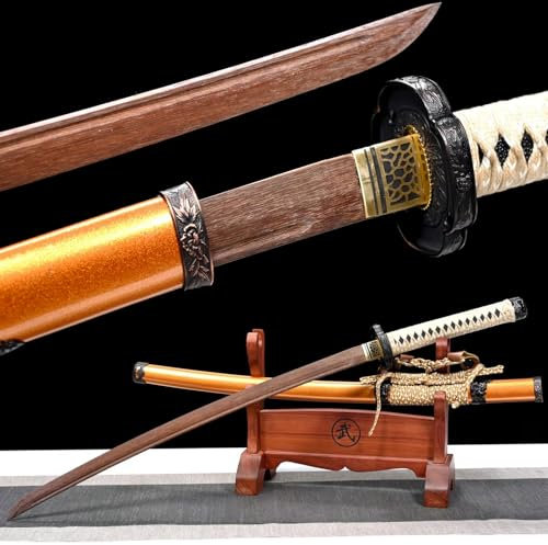 HJHUUA 104cm Holz-Tachi,handgemachtes Bokken,natürliches Palisander-Samurai-Schwert,Holz-Katana für Kendo-Training,Cosplay,Requisiten,Display,Geschenke