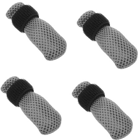 PERSELOSO 4stücke Katzenkrallenschutz Wiederverwendbare Katzenhandschuhe Zum Schutz Vor Kratzern Bequeme Katzenpfotenschuhe Für Indoor-Katzen