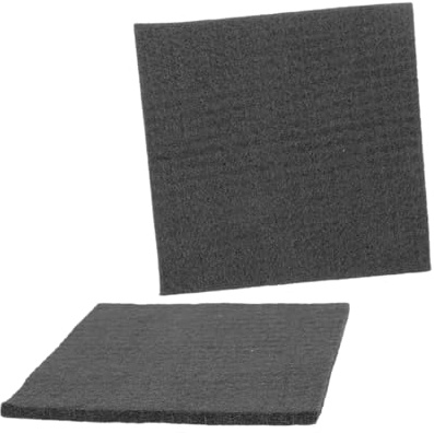 Alipis Manta de Soldadura de Fibra de Carbono Negra, 2 Piezas, Aislamiento Térmico para Horno de Vacío, Resistente a Altas Temperaturas Larga Duración