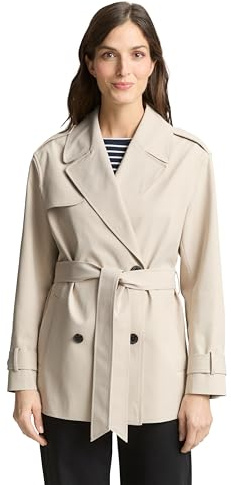 TOM TAILOR Damen Basic Trenchcoat