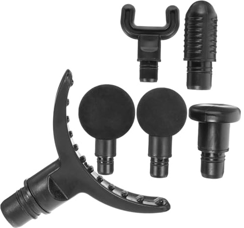 BATHVEVE 6 Stück Massagekopf für Massagepistolen Tragbare Massageadapter aus Stoßdämpfendem Material Vielseitig für Muskelentspannung Beim Sport und Fitness Leicht zu Reinigen Geeignet