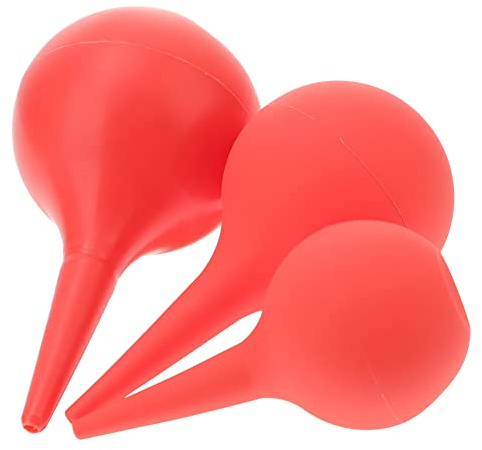 iplusmile Souffleur de Poussière en Caoutchouc Boule de Soufflage 3pcs Design Ergonomique Capacité 30ml pour Nettoyage Mp4 et Appareils Électroniques la Maison Bureau