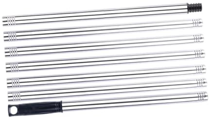 Gralara Manche Télescopique Rallonge pour Rouleau de Peinture Perche Sécable Tige En Acier Accessoire de Chantier à Assemblage Rapide Adapté pour Peindre Les, 2.8 M