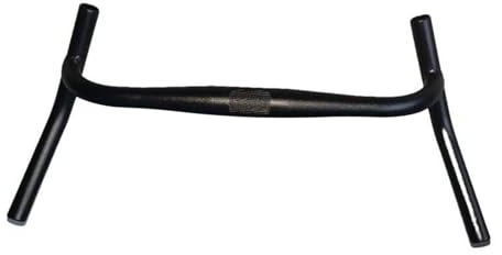 F Fityle Guidon de Vélo en Alliage d'Aluminium Robuste, Guidon VTT Universel de Remplacement, Longueur 53 cm, Design Ergonomique, Barre d'angle Externe pour VTT, VAélo de Route