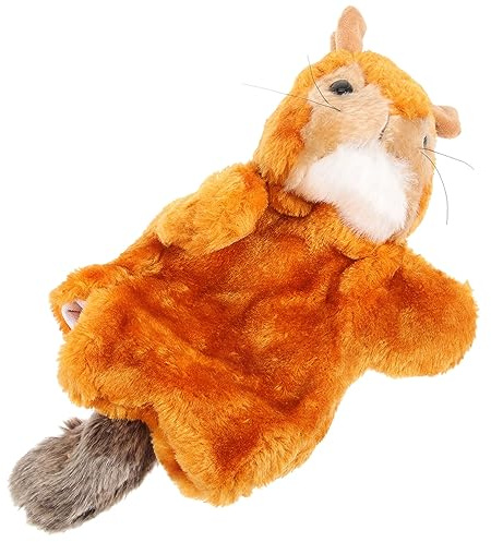 Toddmomy Entzückende Eichhörnchen Handpuppe Plüsch Kinderhandpuppe Fingerpuppenspielzeug Für Früherziehung Und Geburtstagsgeschenk