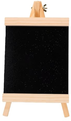 Pssopp Andra Konsttillbehör 29x16 Cm Återanvändbar Svarta Tavla Stativ Svarta Tavlan Meny Displa Skylt med Staffli för Bröllop Kök Meny Café Specialerbjudanden Fristående Flytande Krita Mini