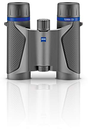 ZEISS Terra ED Taschenfernglas, kompakt, wasserdicht und schnell fokussierend mit beschichtetem Glas für optimale Klarheit bei Allen Wetterbedingungen für Vogelbeobachtung, Jagd, Besichtigungen