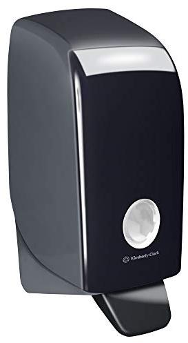 Aquarius Hand Cleanser Dispenser 7173-1 x Black Wall Mounted Hand Wash Dispenser (Suitable for 1 Litre Refills)