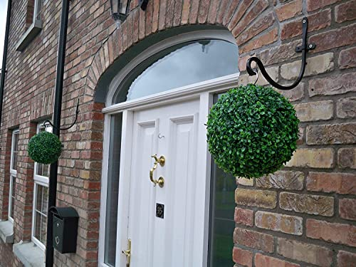Best Artificial Pair of 28cm Boxwood Buxus Topiary grass balls