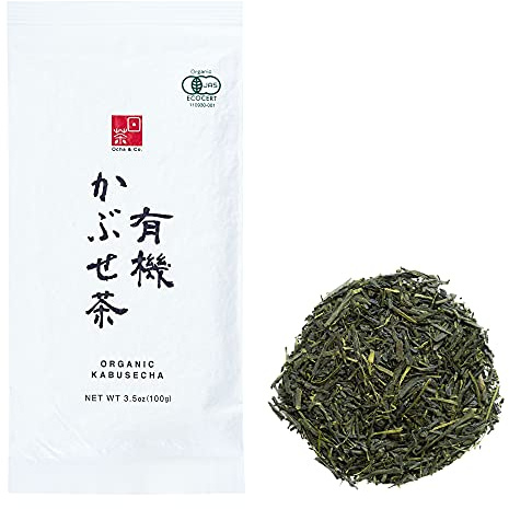 Ocha & Co. Organic Kabusecha – Japanese Loose Leaf Green Tea - Umami - Shade Grown Green Tea – Milder and Sweeter than Loose Leaf Sencha, 100g/3.5oz.