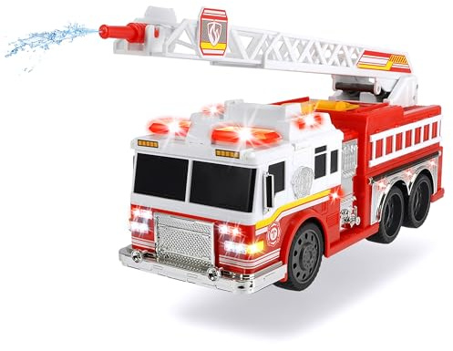 Dickie Toys Action Series - Camión de Bomberos con Funciones, para Niños a Partir de 3 Años - 36 cm