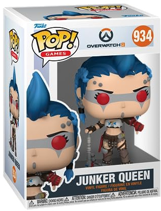 Funko Pop! Spel: OverWatch 2- Junker Queen - Overwatch - Samlarobjekt vinylfigur - Presentidé - Officiella varor - Leksaker för barn och vuxna - TV-spel fans - Modellfigur för samlare