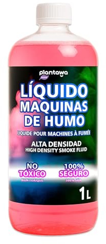 PLANTAWA Machine à fumée Liquide 1 L, Haute densité, pour Machine à fumée, 100% Naturel et sûr, sans Irritation Voies respiratoires, sans Produits Chimiques Dangereux, biodégradable, Cruelty Free