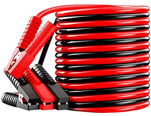 COYOUCO Startkablar för bilbatterier av rent koppar, tunga fordonsbatterikablar för att starta döda eller svaga batterier,6m 25mm 3500A