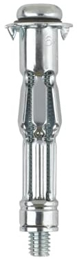 BATIFIX Hohlraumdübel Gipskarton M5 x 72 Ø10, 10 Stück | Metall-Hohlraumdübel, inkl. Rundkopf Schraube, Hohlwanddübel, Spreizdübel Hohlraumbefestigung, Gipskartonplatten Befestigung