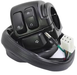 Interruttore Moto Universale Blocchetto Pulsanti per Gruppo Interruttore Manubrio Moto KEEWAY Superlight 125(Right)