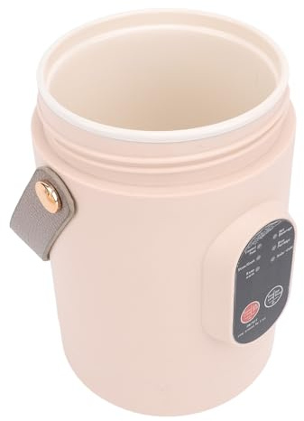 Mini Cuociriso, 500W 12 ore di prenotazione 9 ore di isolamento Mini Cuociriso Basso rumore Buone prestazioni termiche Multifunzionale Pentola elettrica con coperchio visivo